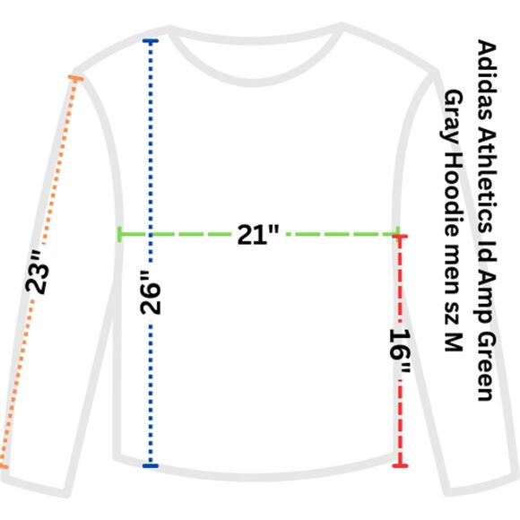 Adidas Athletics Id Amp Green Gray Hoodie men sz M - Picture 2 of 9
